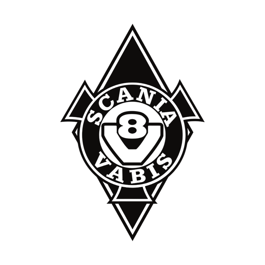 Sticker scania vabis diamond - 070 Sort - KJoF - 100mm x 150mm - Nej tak