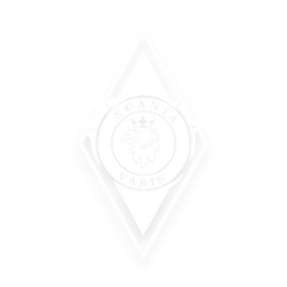 Sticker scania vabis diamond - 010 Hvid - KJoF - 100mm x 176mm - Nej tak