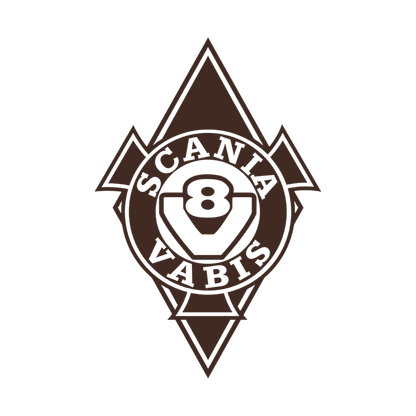 Sticker scania vabis diamond - 061 Grøn - KJoF - 100mm x 150mm - Nej tak