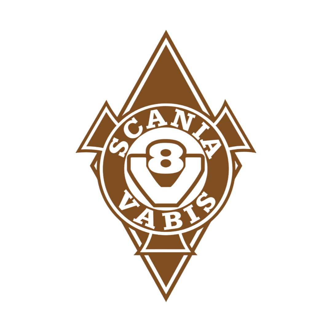 Sticker scania vabis diamond - 061 Grøn - KJoF - 100mm x 150mm - Nej tak