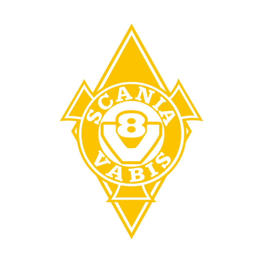 Sticker scania vabis diamond - 021 Gul - KJoF - 100mm x 150mm - Nej tak