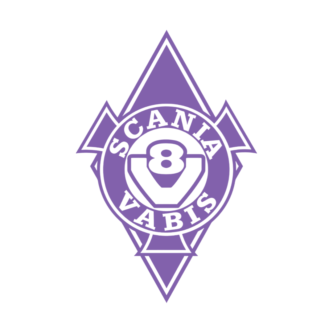 Sticker scania vabis diamond - 061 Grøn - KJoF - 100mm x 150mm - Nej tak