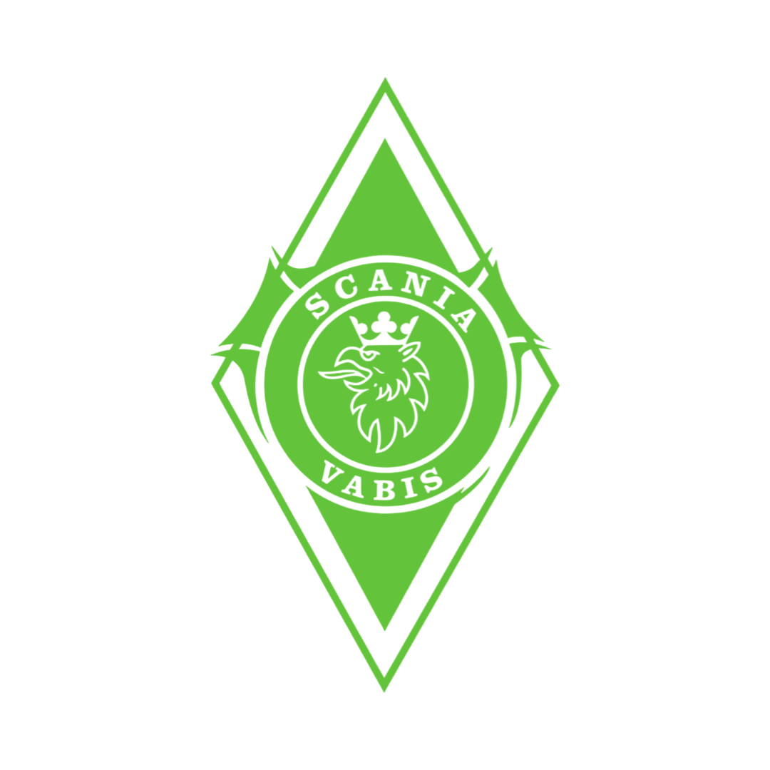 Sticker scania vabis diamond - 063 Lime grøn - KJoF - 100mm x 176mm - Nej tak