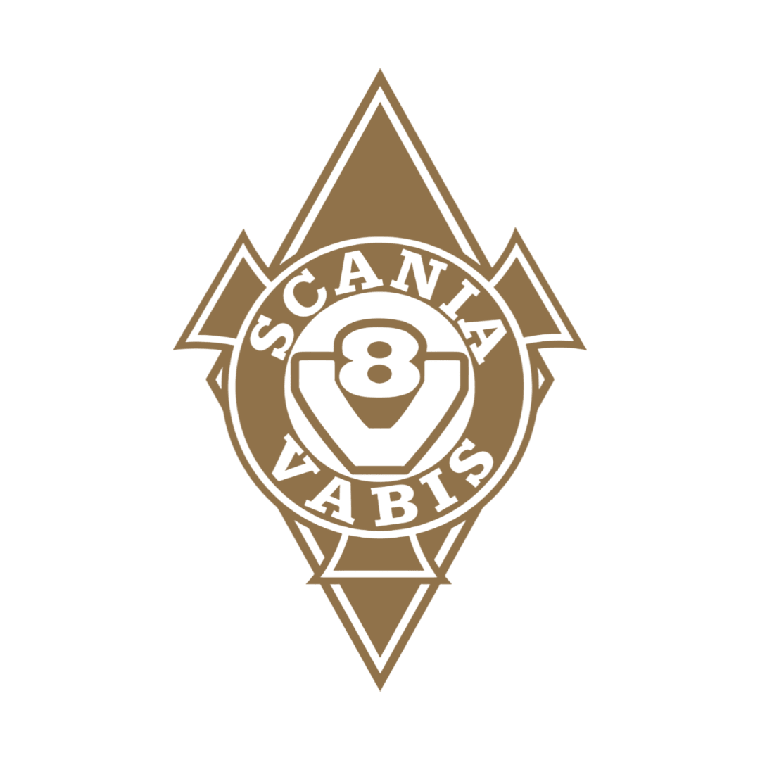 Sticker scania vabis diamond - 061 Grøn - KJoF - 100mm x 150mm - Nej tak