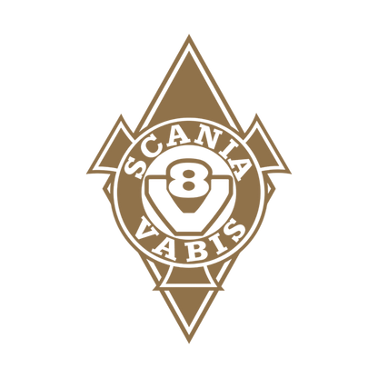Sticker scania vabis diamond - 061 Grøn - KJoF - 100mm x 150mm - Nej tak