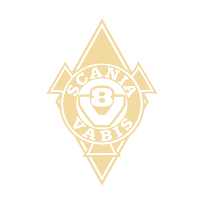 Sticker scania vabis diamond - 061 Grøn - KJoF - 100mm x 150mm - Nej tak