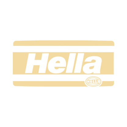 Sticker various hella - 061 Grøn - KJoF - 100mm x 45mm - Nej tak