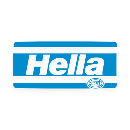 Sticker various hella - 061 Grøn - KJoF - 100mm x 45mm - Nej tak