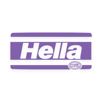 Sticker various hella - 061 Grøn - KJoF - 100mm x 45mm - Nej tak