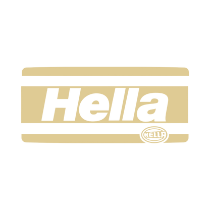 Sticker various hella - 061 Grøn - KJoF - 100mm x 45mm - Nej tak