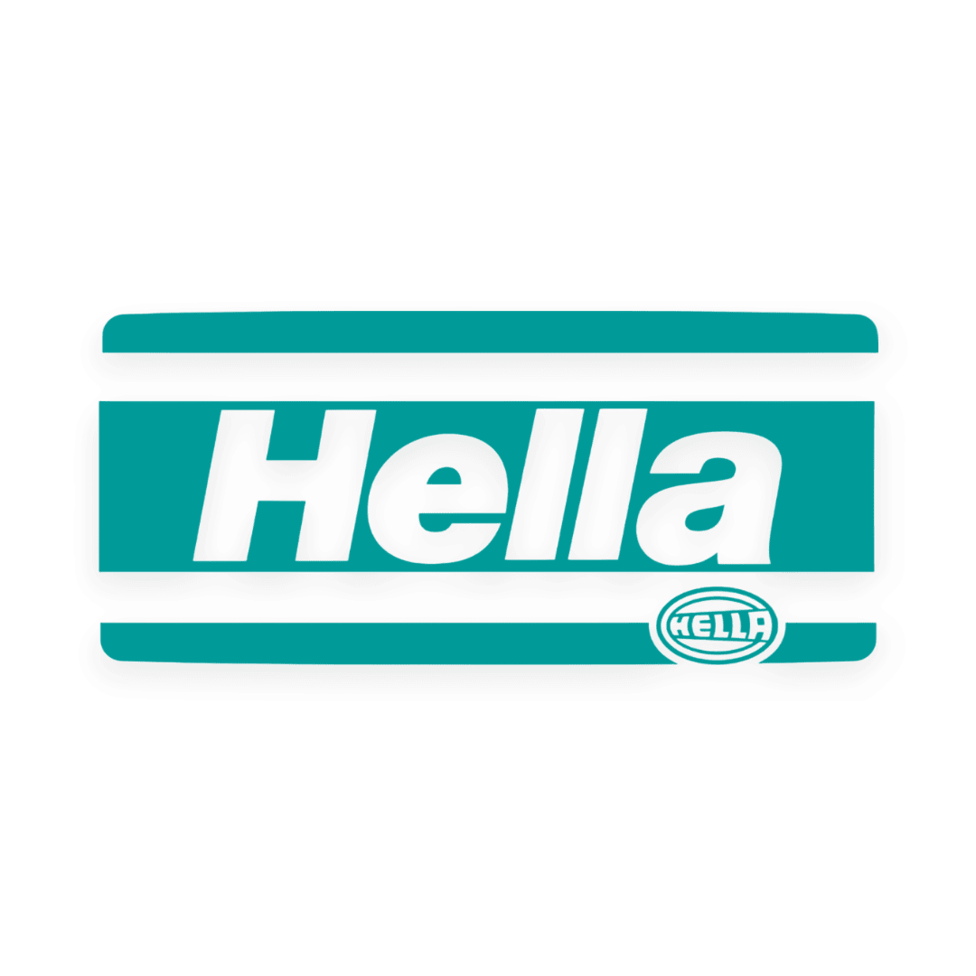 Sticker various hella - 061 Grøn - KJoF - 100mm x 45mm - Nej tak