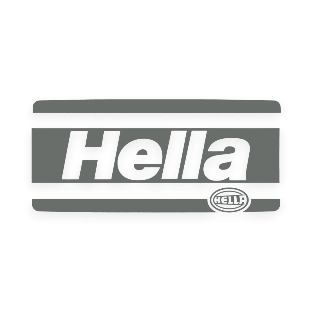 Sticker various hella - 071 Grå - KJoF - 100mm x 45mm - Nej tak