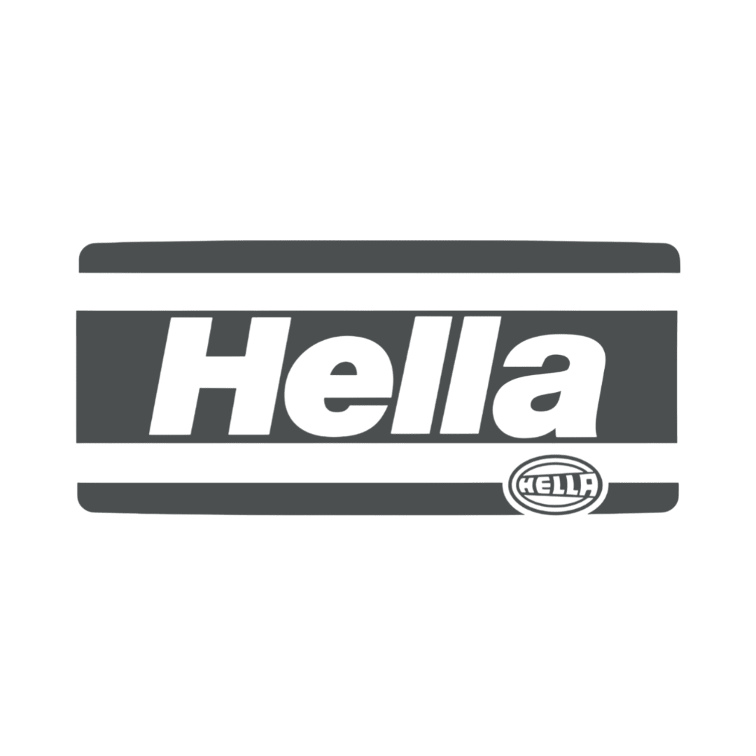 Sticker various hella - 073 Mørkegrå - KJoF - 100mm x 45mm - Nej tak