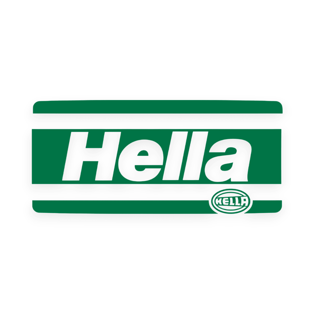 Sticker various hella - 061 Grøn - KJoF - 100mm x 45mm - Nej tak