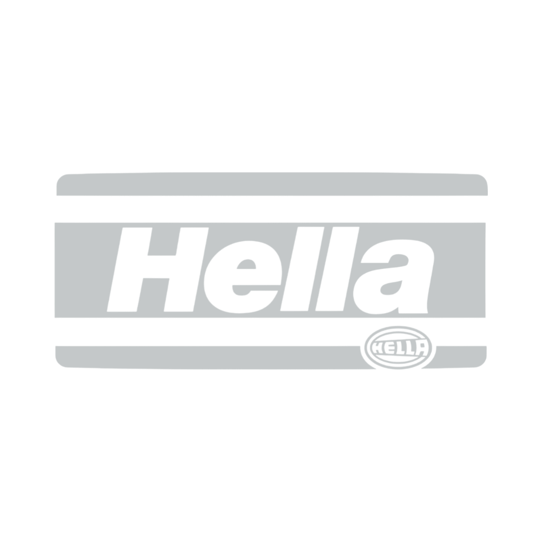 Sticker various hella - 072 Lysegrå - KJoF - 100mm x 45mm - Nej tak