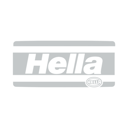 Sticker various hella - 072 Lysegrå - KJoF - 100mm x 45mm - Nej tak