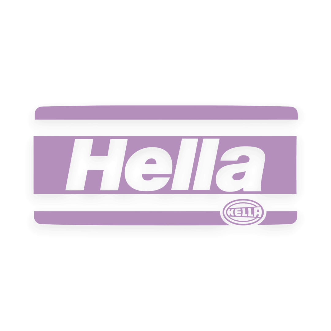 Sticker various hella - 061 Grøn - KJoF - 100mm x 45mm - Nej tak