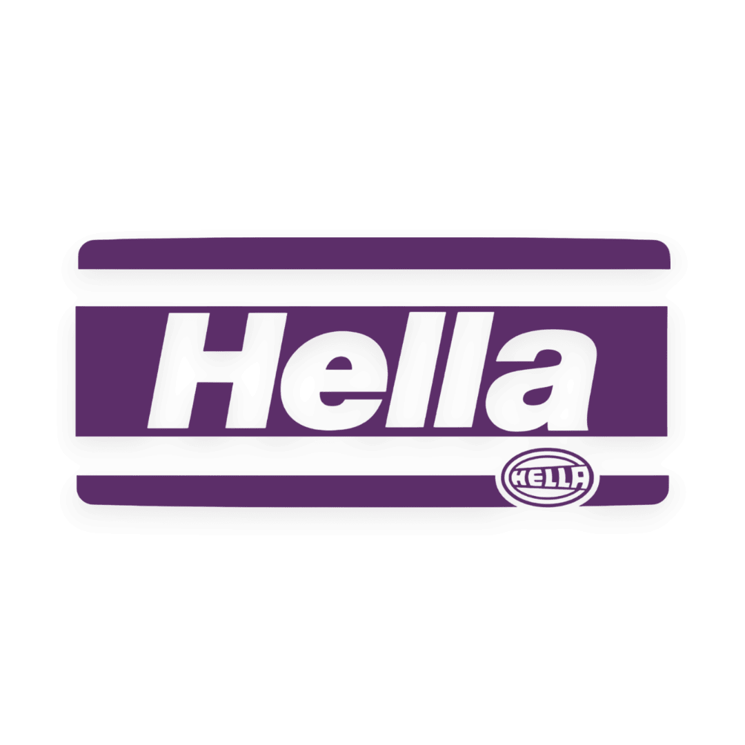 Sticker various hella - 061 Grøn - KJoF - 100mm x 45mm - Nej tak