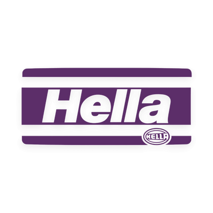 Sticker various hella - 061 Grøn - KJoF - 100mm x 45mm - Nej tak