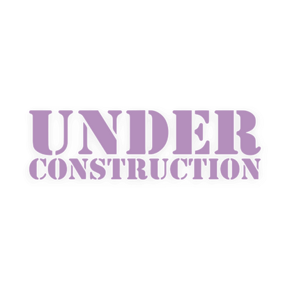 Sticker various under construction - 061 Grøn - KJoF - 100mm x 29mm - Nej tak
