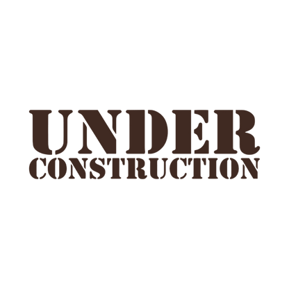 Sticker various under construction - 061 Grøn - KJoF - 100mm x 29mm - Nej tak