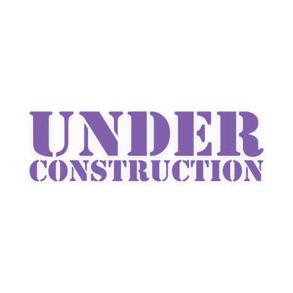 Sticker various under construction - 061 Grøn - KJoF - 100mm x 29mm - Nej tak