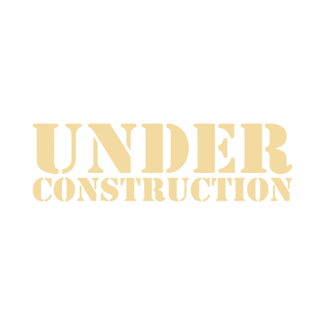 Sticker various under construction - 061 Grøn - KJoF - 100mm x 29mm - Nej tak