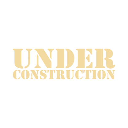 Sticker various under construction - 061 Grøn - KJoF - 100mm x 29mm - Nej tak