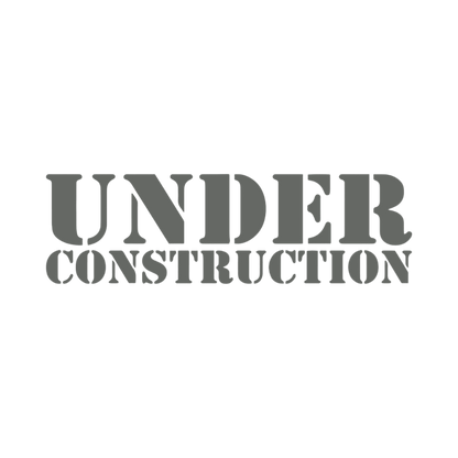 Sticker various under construction - 061 Grøn - KJoF - 100mm x 29mm - Nej tak