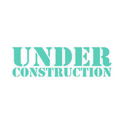 Sticker various under construction - 061 Grøn - KJoF - 100mm x 29mm - Nej tak