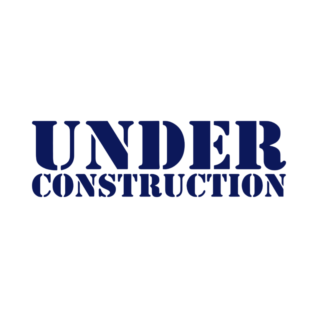 Sticker various under construction - 061 Grøn - KJoF - 100mm x 29mm - Nej tak