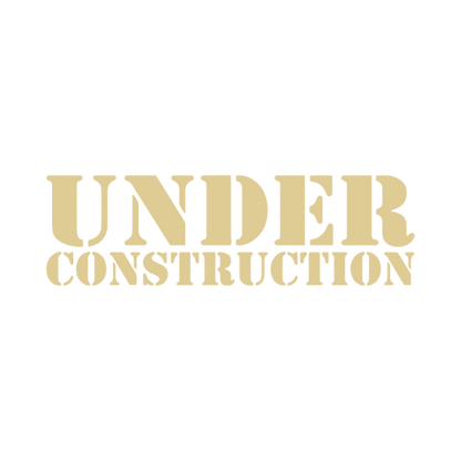 Sticker various under construction - 061 Grøn - KJoF - 100mm x 29mm - Nej tak