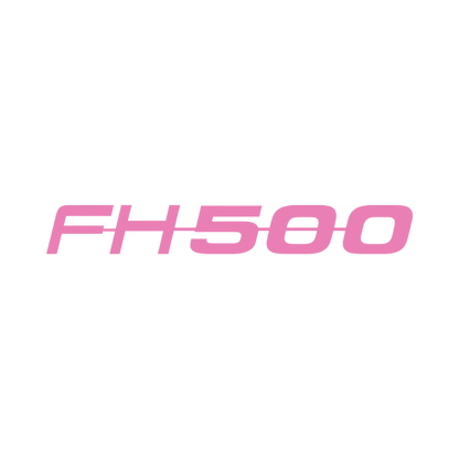 Sticker volvo FH 500 - 045 Lyserød - KJoF - 100mm x 13mm - Nej tak