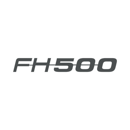Sticker volvo FH 500 - 073 Mørkegrå - KJoF - 100mm x 13mm - Nej tak