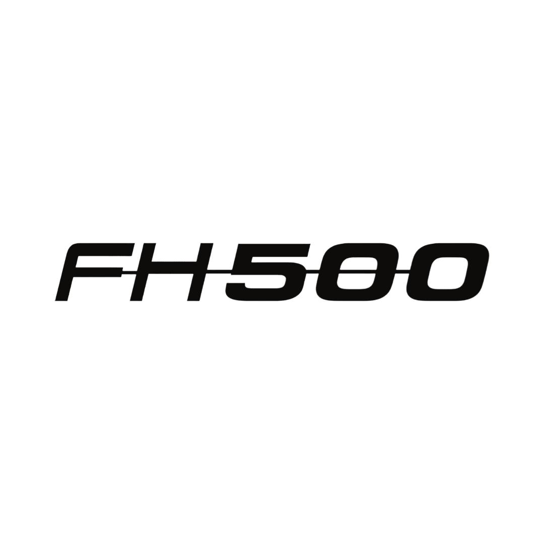 Sticker volvo FH 500 - 010 Hvid - KJoF - 100mm x 13mm - Nej tak