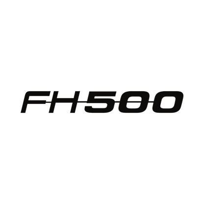 Sticker volvo FH 500 - 010 Hvid - KJoF - 100mm x 13mm - Nej tak