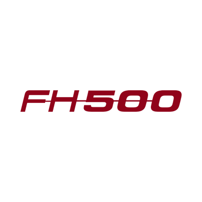 Sticker volvo FH 500 - 030 Mørkerød - KJoF - 100mm x 13mm - Nej tak