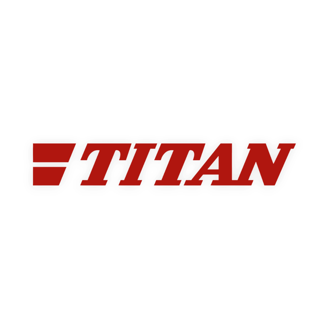 Sticker volvo titan - 031 Rød - KJoF - 100mm x 16mm - Nej tak