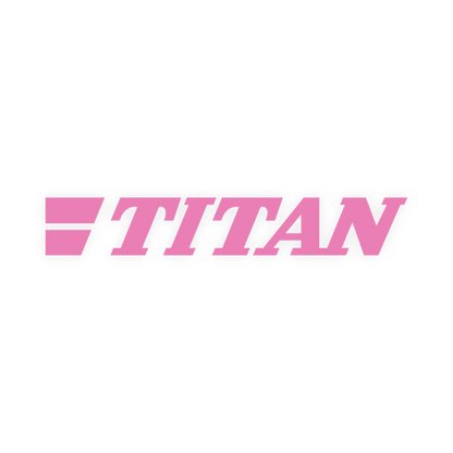 Sticker volvo titan - 045 Lyserød - KJoF - 100mm x 16mm - Nej tak