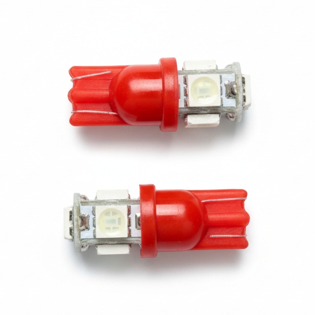 KJoF T10 LED pærer Hvid 5 LED 12-32V - Effektiv Belysning – KJoF