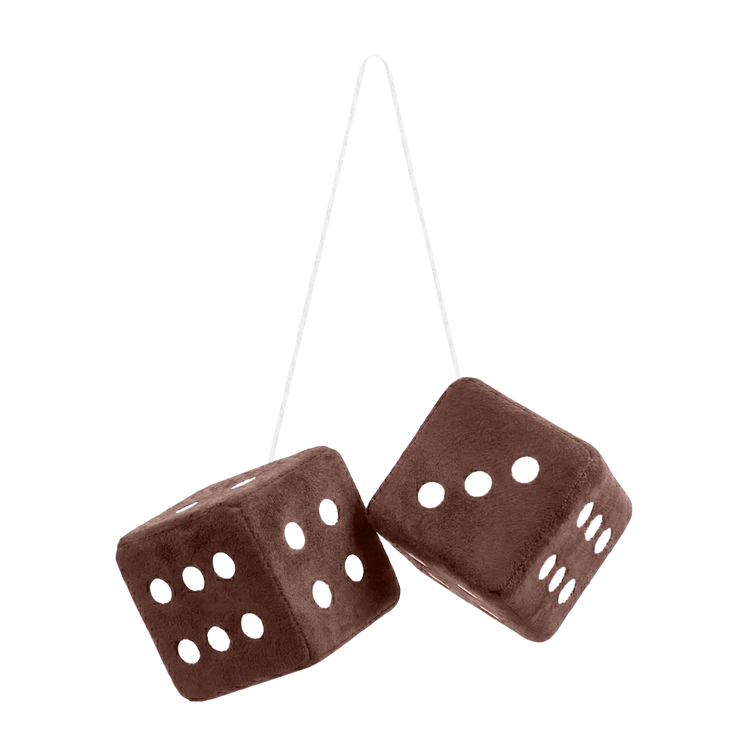 Terning alcantar - 10cm x 10cm x 10cm - KJoF - Mokkabrun - 