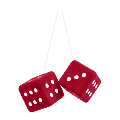 Terning alcantar - 10cm x 10cm x 10cm - KJoF - Rød - 