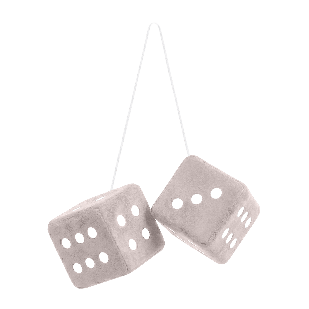 Terning alcantar - 10cm x 10cm x 10cm - KJoF - Gråt - 