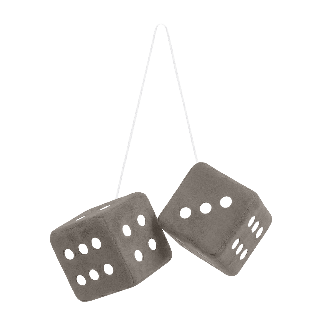 Terning alcantar - 10cm x 10cm x 10cm - KJoF - Askegrå - 