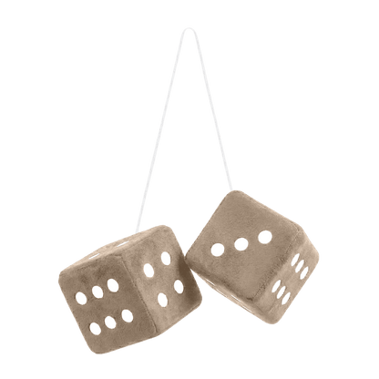 Terning alcantar - 10cm x 10cm x 10cm - KJoF - Fossilgrå - 