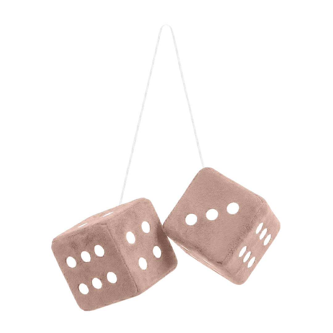 Terning alcantar - 10cm x 10cm x 10cm - KJoF - Puderpink - 