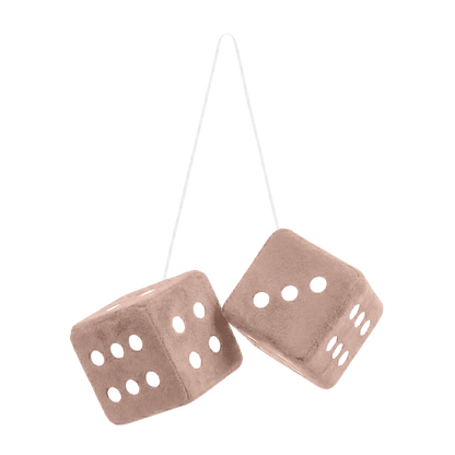 Terning alcantar - 10cm x 10cm x 10cm - KJoF - Puderpink - 