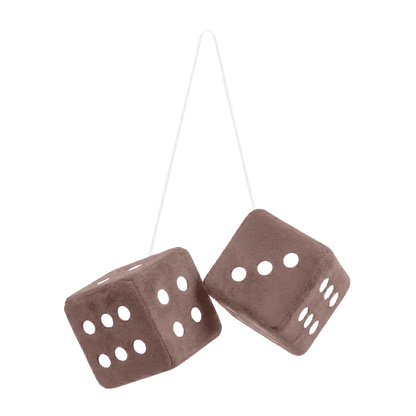 Terning alcantar - 10cm x 10cm x 10cm - KJoF - elefantbrun - 