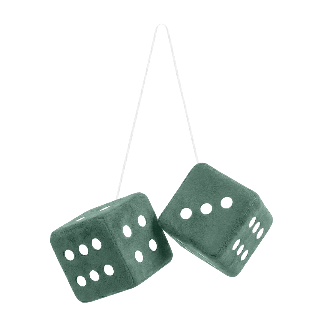 Terning alcantar - 10cm x 10cm x 10cm - KJoF - Skovgrøn - 