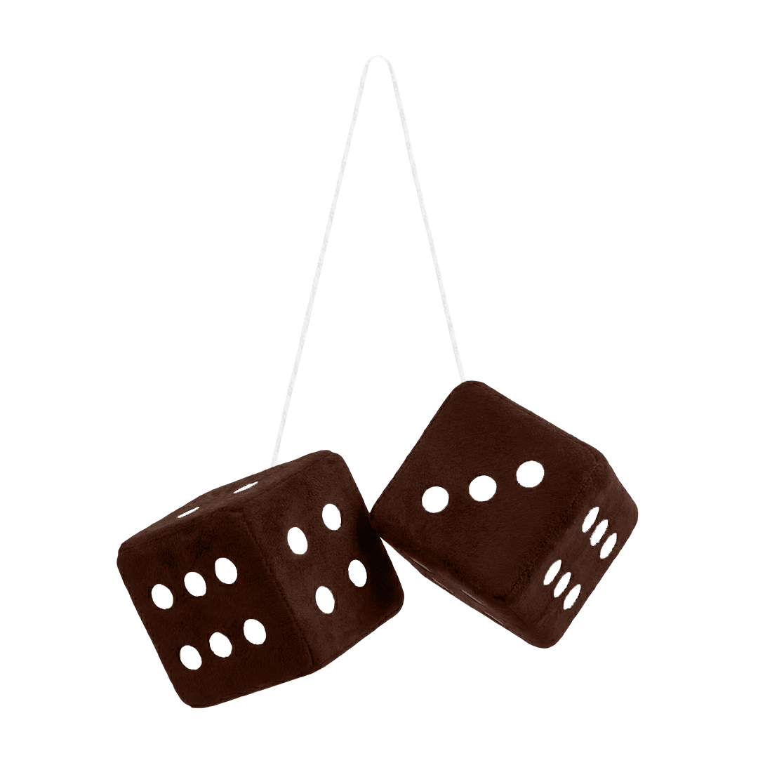 Terning alcantar - 6cm x 6cm x 6cm - KJoF - Kaffebrun - 